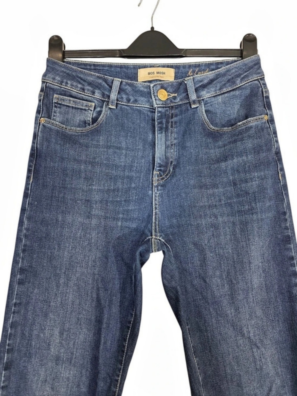 MOS MOSH Cecilia Reloved Jeans Reloved Bootcut Jeans in Blue Waist 26 Like New